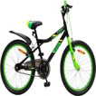 Amigo Wild - Mountainbike 20 inch - Voor jongens en meisjes - Zwart/Groen Amigo Wild - Mountainbike 20 inch - Voor jongens en meisjes - Zwart/Groen