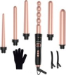 Purelab 6-in-1 Keramische Krultang - Haarkruller met Opzetstukken - Incl. Handschoen en Haarclips - Curling Iron - 120-220°C Purelab 6-in-1 Keramische Krultang - Haarkruller met Opzetstukken - Incl. Handschoen en Haarclips - Curling Iron - 120-220°C