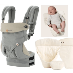 Ergobaby 360 Geboortepakket Draagzak incl. verkleinkussen Original natural