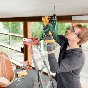 Bosch PBH 2100 RE Boorhamer + 6-delige SDS-Plus borenset
