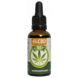 CBD Plus olie 5% (Jacob Hooy) - 30 ml