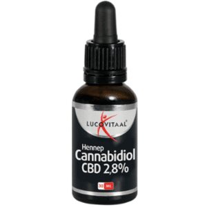 Lucovitaal - CBD Cannabidiol olie 2,8% - 30 milliliter - Voedingssupplement